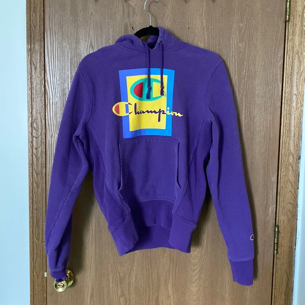 Mens champion retro sweatshirt - Picture 2 of 5